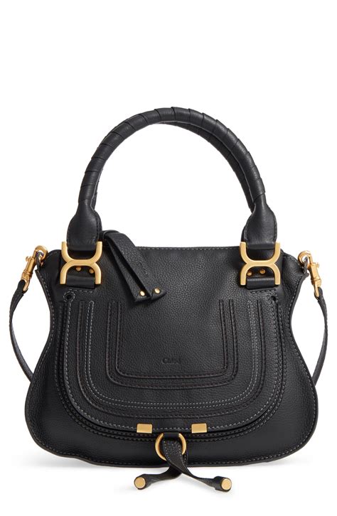 chloe marcie small schwarz|chloe marcie small vs medium.